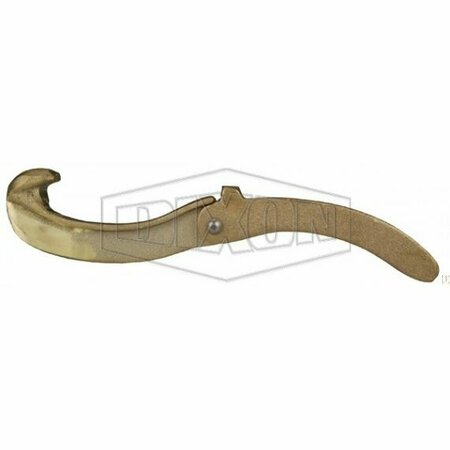 DIXON Folding Pocket Spanner Wrench, 16-1/4 in OAL, Brass PSW-B